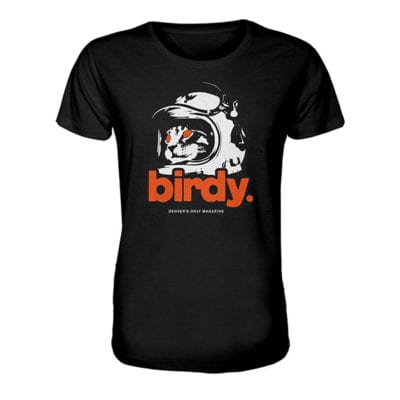 Birdy Cat Relaxed Tee - Vintage Black