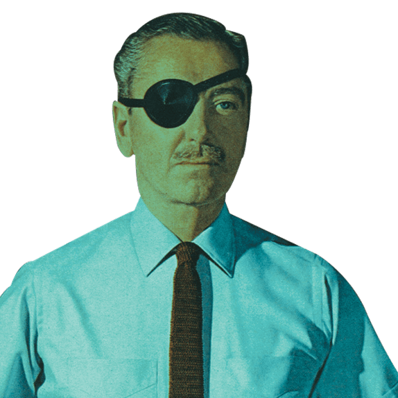 eyepatch guy blue