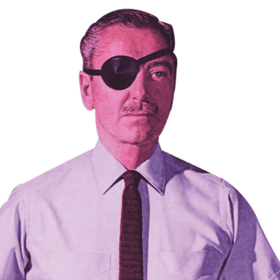 eyepatch guy magenta