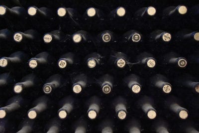 wine bottles by Yoko Correia Nishimiya