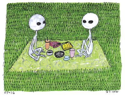 Extraterrestrial Picnic by Jason White