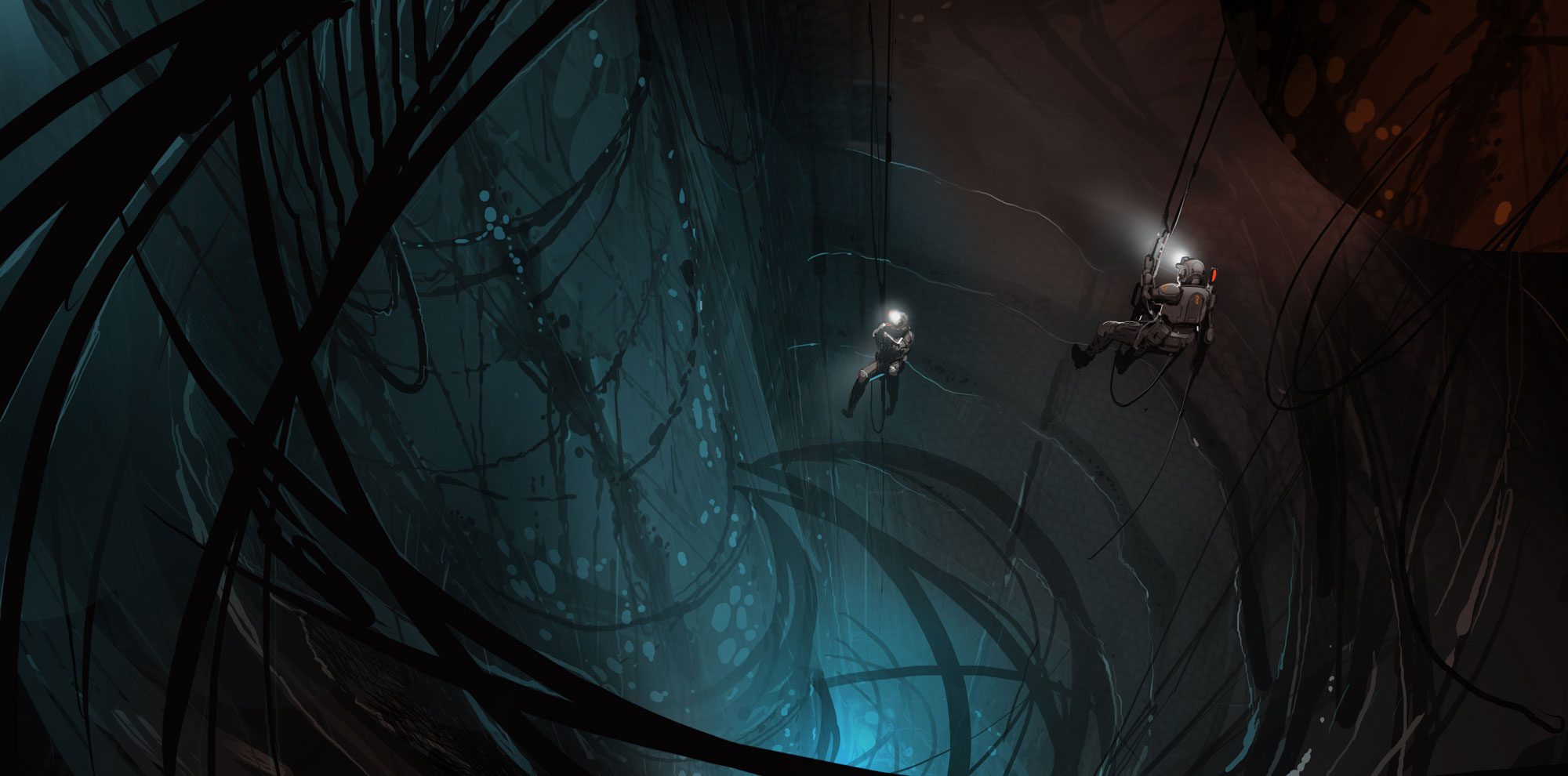 Progenitor Interior, Concept art by Stuart Jennett for Unioverse