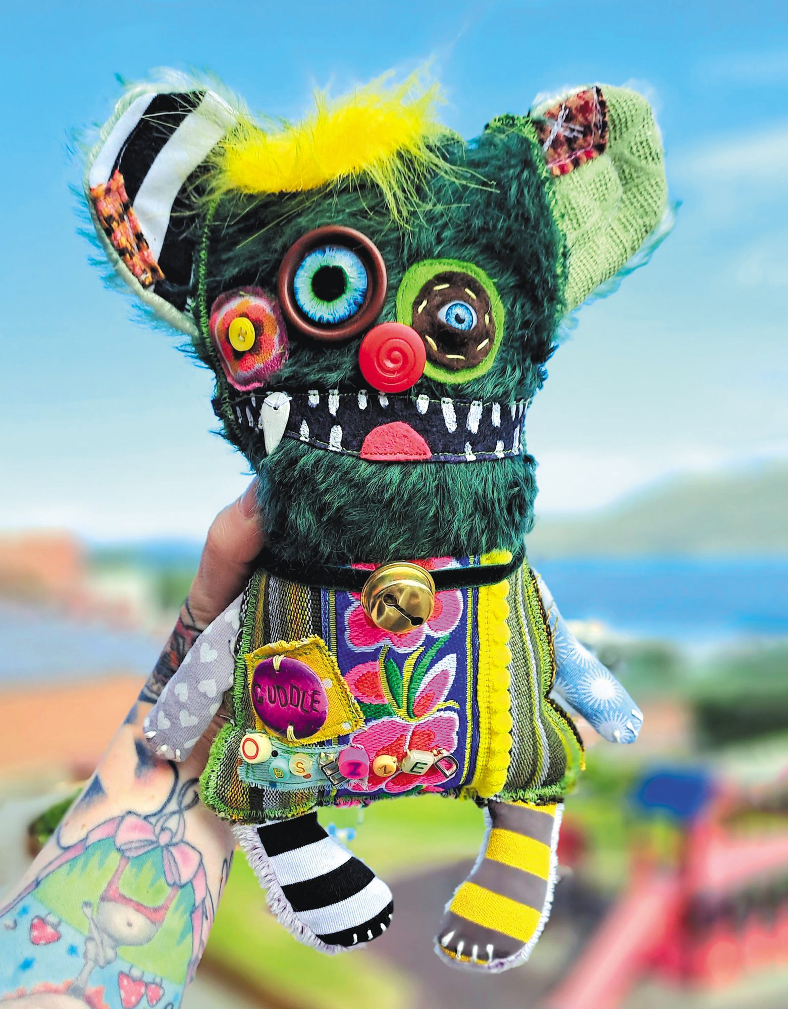 Whimsical Handmade Monster Doll by Susann Brox Nilsen – Whimsy Plush Art Feature for Birdy Magazine